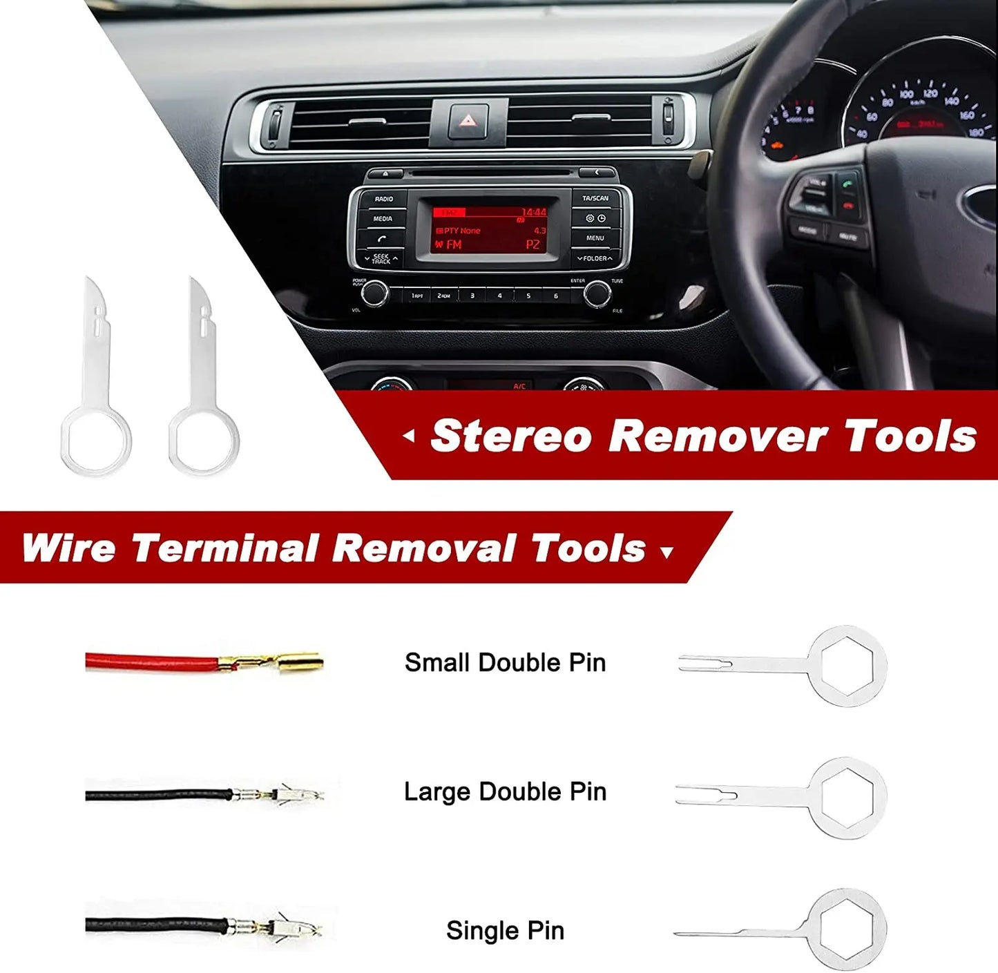 Car audio Repair Tool Car Clip rivet fastener door Panel Trim Removal Tool Auto Interior Disassembly Tools Car Pry Removal Tool