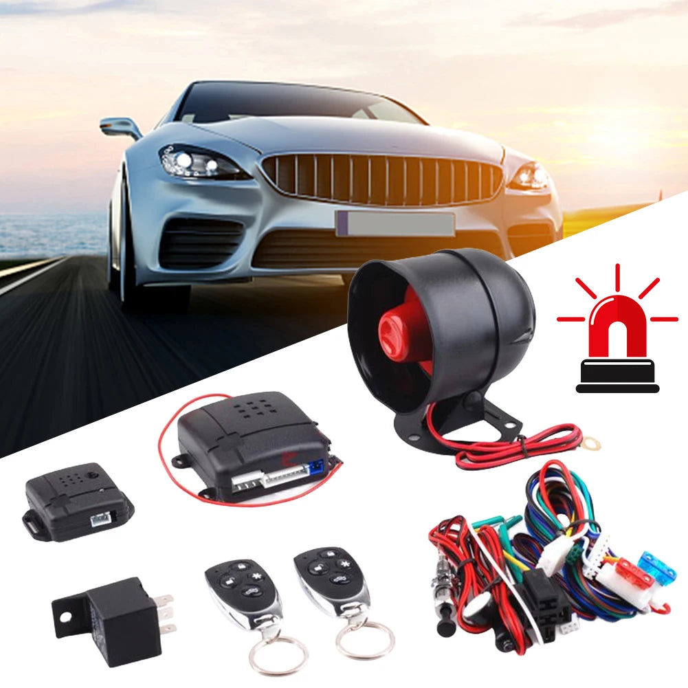 Universal Car Auto Burglar Alarm Protection Programmable Vehicle Security System Vehicle Keyless Entry System Car Burglar Alarm