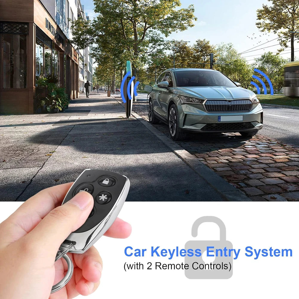 Universal Car Auto Burglar Alarm Protection Programmable Vehicle Security System Vehicle Keyless Entry System Car Burglar Alarm