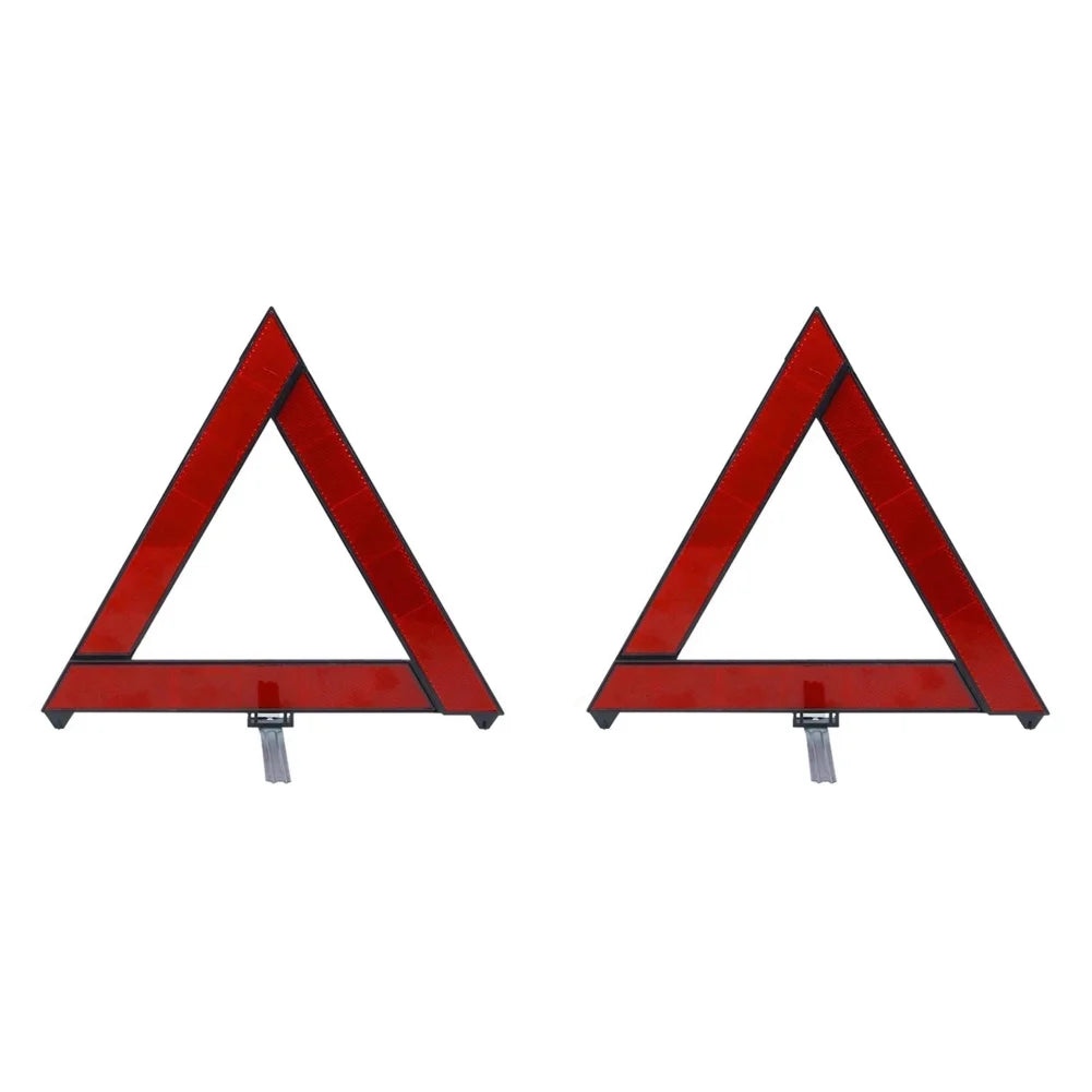 Car Emergency Breakdown Safety Warning Tripod Foldable Emergency Breakdown Warning Triangle Standing Reflector Car Accessories