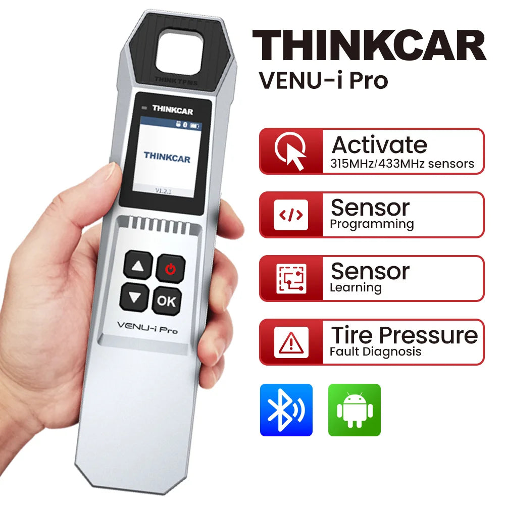 THINKCAR VENU IPRO Tire Pressure Inspection Tool 315MHz/433MHz TPMS Tire Repair Tool Sensor Activation Diagnostic Tool For 689BT