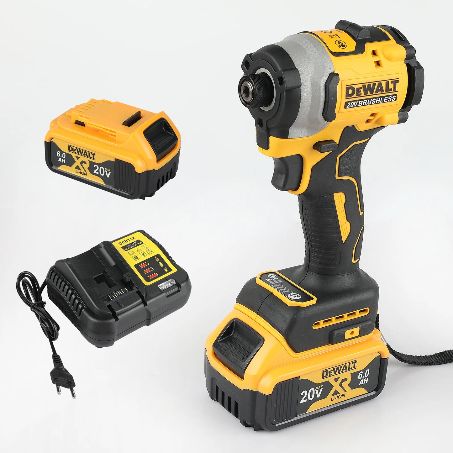 DEWALT DCF850  Impact Brushless Cordless Electric Drill 20V  Lithium Driver electric screwdriver  Battery Torque tools